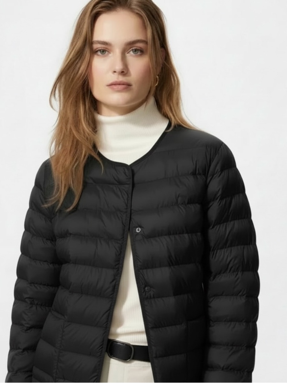 Uniqlo Black Ultra Light Down Compact Jacket Pufftech XL Minimalist Packable